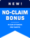 Blue banner with the text “New! No-Claim Bonus in our ottonova Pro tariffs”